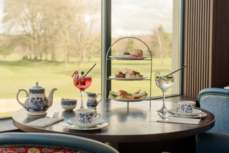 Tulfarris Hotel & Golf Resort Afternoon Tea with View