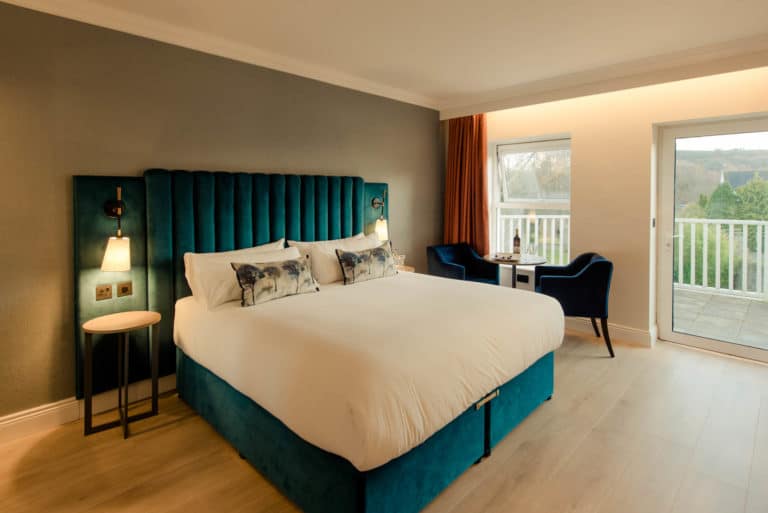 Tulfarris Hotel & Golf Resort Bedroom Setup