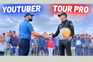 Golf Youtuber Peter Finch and Professional Golf Player Simon Thornton
